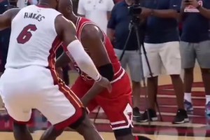 AI满足了人们对于乔丹VS詹姆斯单挑的终极幻想